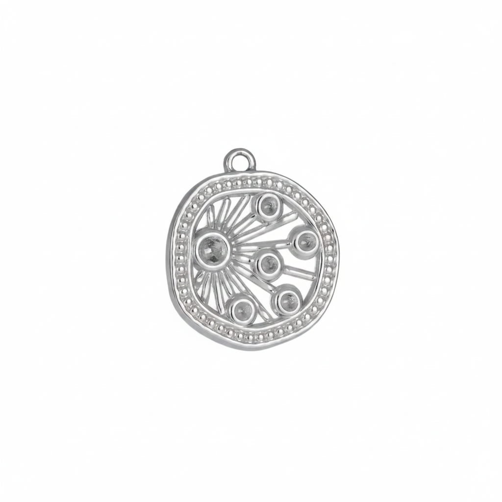 Charm Médaillon Argent
