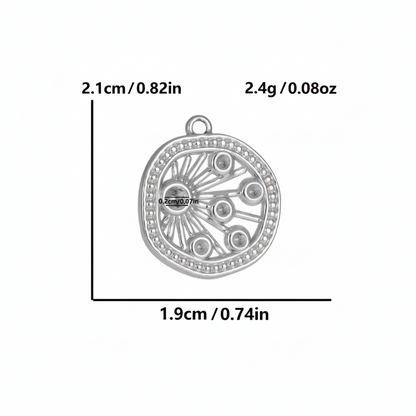 Charm Médaillon Argent
