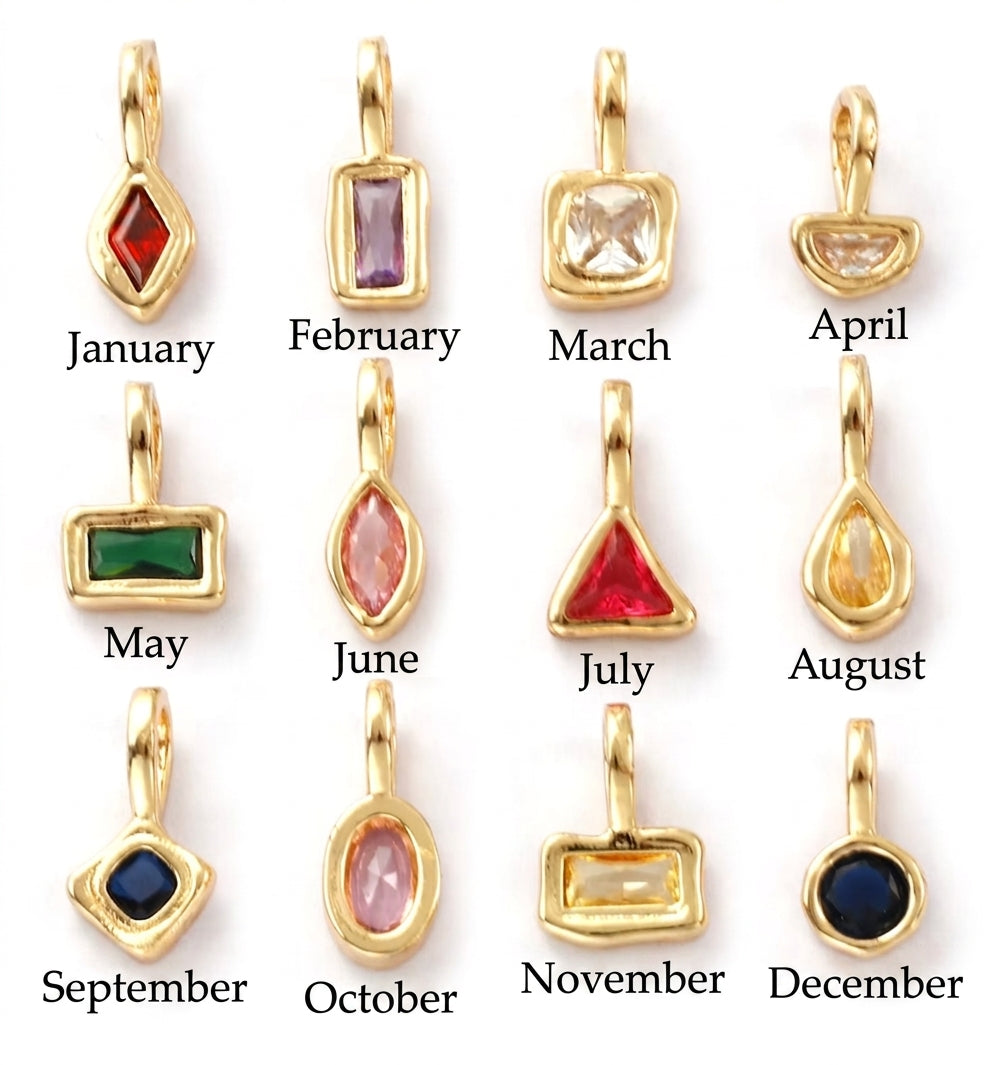 Charm Fragment - Birthstone Pendant Charm